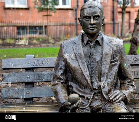 Alan Turing Statue Manchester