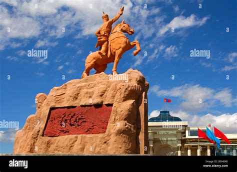 Damdin Sükhbaatar Statue Ulaanbaatar