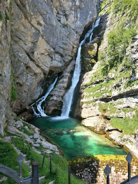 Savica Waterfall Lake Bohinj